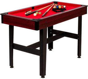 GamesPlanet® Biliárdasztal COMPACT 4ft piros