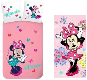 Disney Minnie felnőtt ágyneműhuzat és törölköző szett (Whisper)