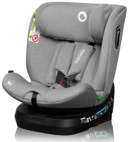 Lionelo - BRAVE i-Size forgatható autósülés alappal, 40–150 cm, Grey Stone