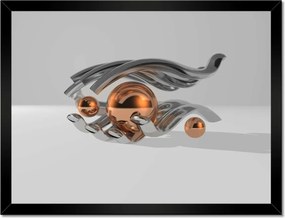 Poszterek keretben 40x30 Golyó a kézben