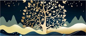 Egy aranyfa képe (120x50 cm)
