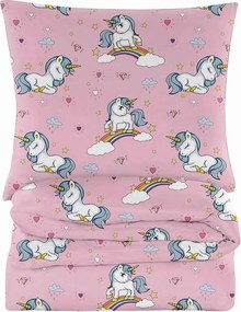 Ágyneműhuzat 140x200 párnahuzattal 70x80 Gyerek ágyneműhuzat garnitúra Unikornis