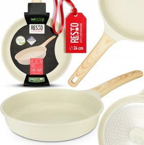 Serpenyő Resto 24CM Indukciós Alumínium Tapadásmentes Ergonómikus