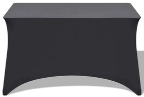 2 db antracitszürke asztali védőhuzat 243x76x74 cm