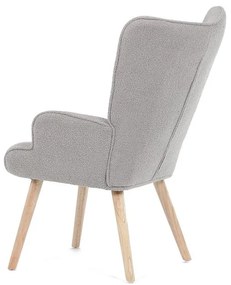 Fotel, Szürke Bouclé Szövet. AK-309 GREY2