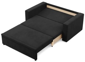 Zeus kanapé, szövet anyag, hab töltet, egyenes kartámasz, fekete