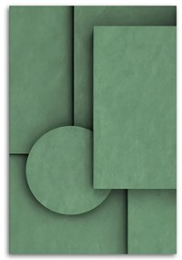 Gario Vászonkép Geometriai formák domborműve Méret: 80 x 120 cm