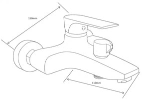 Mexen Axel R62 fürdőszett, fekete, 73803R62-70