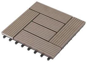 G21 Palmyra WPC burkolócsempe indiai teak 2,3x30x30 cm