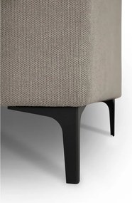 Világosbarna zsenília sarokkanapé (jobb oldali-U alakú) Fabian – Scandic