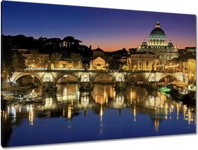 Festmények 120x80 Róma Vatikán panoráma