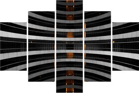 Absztrakt kép - épület (150x105 cm)