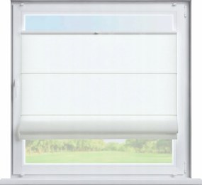 Kész pliszírozott roló római Szicília 110x150cm fehér