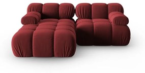 Piros bársony kanapé 191 cm Bellis – Micadoni Home