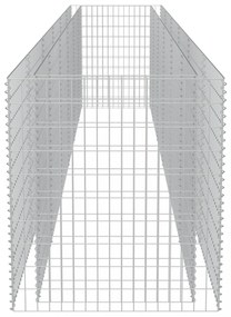 horganyzott acél gabion magaságyás 540 x 90 x 100 cm