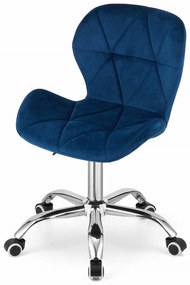 AVOLA VELVET irodai szék, kék