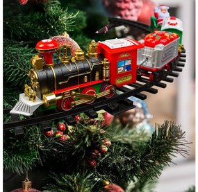 LED Karácsonyi dekoráció 10xLED/4xAA vonat