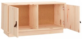 tömör fenyőfa TV-szekrény 80x34x40 cm