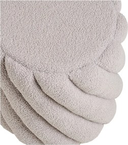 Szürke buklé puff Sana – House Nordic