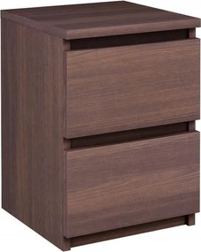Éjjeliszekrény EX3 wenge éjjeli asztal 2 fiókkal