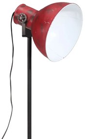 kopott piros állólámpa 25 W 25x25x90/160 cm E27