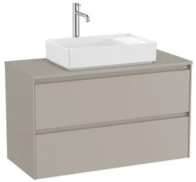 Fürdőszobaszekrény mosdó alá Roca Ona 99,4x58,3x45,7 cm homokos mat ONADESK1002ZPM