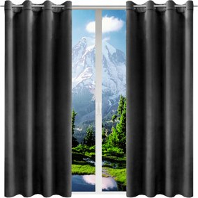 Velúr függöny kész 140x250 nappali függöny szett velúr szín