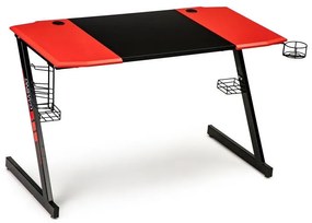 Piros fekete gamer asztal