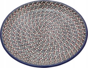 Desszerttányér 20 cm Művészi kerámia Bolesławiec dek 2348