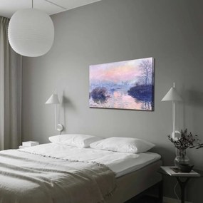 70100FAMOUSART-039 Monet velúr vászonkép, 70 x 100 cm