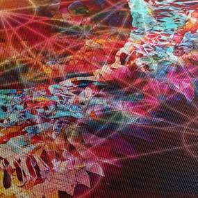 Kép - Merkaba szárnyakkal, absztrakció (120x50 cm)