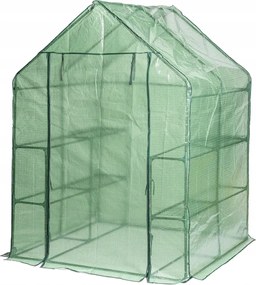 Kerti Üvegház 143*143*195CM Pe