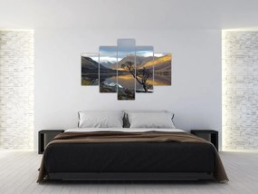 Kép - Hegyek a tónál (150x105 cm)