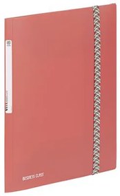 Gumis mappa, 15 mm, PP, A4, VIQUEL Business Class, korall (IV099824)