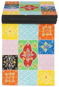 Éjjeliszekrény 2 pcs Sokszínű 40 x 30 x 40 cm Tömör mangófa