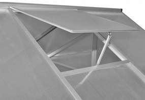 megerősített alumínium melegház 3,46 m²