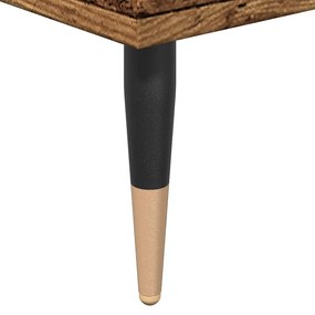 antik fa színű szerelt fa mosdószekrény 80 x 33 x 60 cm