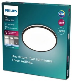 Philips- LED Dimmelhető mennyezeti lámpa OZZIET SCENE SWITCH LED/22W/230V 4000K
