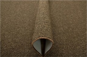 Hurkapálca Szőnyeg Vastag Szövésű Melange Barna Filc Stockholm 200x250 cm