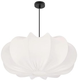 Fehér függőlámpa textil búrával ø 52 cm Cafee – Candellux Lighting