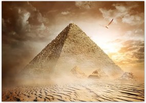 Poszterek A0 Szint Egyiptomi piramis k. Gíza