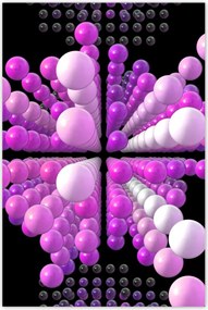 Poszterek 80x120 Lila Mátrix