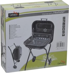 Trapani faszenes grillsütő, 43 x 40 cm - Cattara