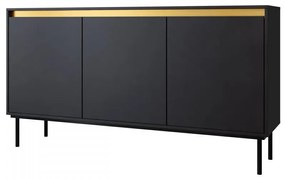 Szekrény Gelean 3D (fekete + arany) . 1105919