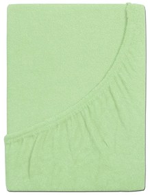 4Home Perfect frottír lepedő zöld, 90 x 200 cm, 90 x 200 cm