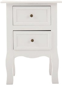 2 darabos éjjeliszekrény szett, fehér