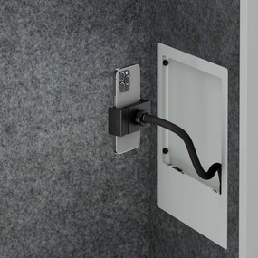 Sally 600mm korpus Szary - siedzisko Szary