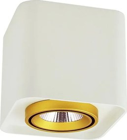 POLUX 312013 XENO Kocka Mennyezeti Lámpa Fehér, Arany LED IP20