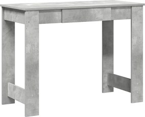 vidaXL betonszürke forgácslap íróasztal 100x45x75 cm
