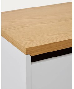 Natúr színű tárolóláda tölgyfa dekorral 60x35 cm Abilen – Kave Home